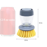 Soap Dispensing Dish Brush Refillable Kitchen Scrubber 2.76  x 4.53  22056