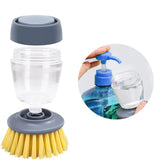 Soap Dispensing Dish Brush Refillable Kitchen Scrubber 2.76  x 4.53  22056