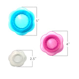 Reusable Silicone Stretch Lid Cover Glass Cup Jar Can Fruit Vegetable, Set of 3 22104