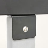Double 8.5X11" Flip Chart Metal Sign Holder Pole Mount, Card Stock or Sleeves 22107