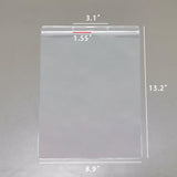 10PK Clear Waterproof Bags Pouch 8.5X11" Letter Size Sealable Transparent PVC 22108-10PK