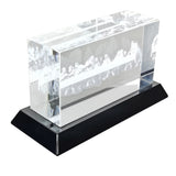 7.1X3.5X3.9" 3D Crystal The Last Supper Jesus Figurine with Base Christmas Gifts 22109