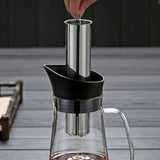 51oz 6 Cup Cold Brew Ice Coffee Maker Pitcher Tea Extracter Built-in Filter 22112