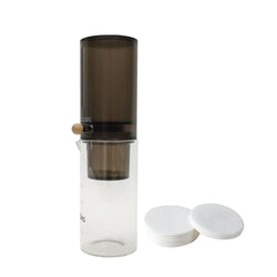 15oz 2Cup Dripper Iced Coffee Brewer Maker Extracter Tea Infuser Builtin Filter 22114