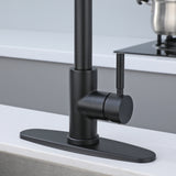 Black Kitchen Faucets w/ Pull Down Sprayer Single Handle High Arc 5 Yr Warranty 22120