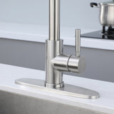 Kitchen Faucets with Pull Down Sprayer, Single Handle High Arc 5 Yr Warranty 22121