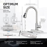 Kitchen Faucets with Pull Down Sprayer, Single Handle High Arc 5 Yr Warranty 22121