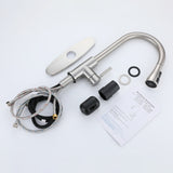 Kitchen Faucets with Pull Down Sprayer, Single Handle High Arc 5 Yr Warranty 22121