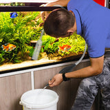5.6ft Aquarium Siphon Vacuum Cleaner Water Changer for Fish Tank Cleaning Gravel 22128