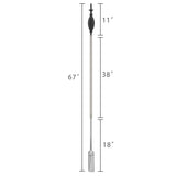 5.6ft Aquarium Siphon Vacuum Cleaner Water Changer for Fish Tank Cleaning Gravel 22128