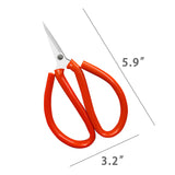 5.9" Scissors, Stainless Steel Multipurpose Office DIY Craft Sewing Embroidery 22133