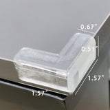 1 Piece Table Countertop Corner Protector Safety Clear w/ Adhesive Back Baby Furniture 22135