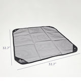 32X32" Mesh AC Cover Air Conditioner Protection Leaf Defender Outside BungeeCord 22137