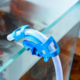 Fish Tank Pipe Holder, Aquarium Water Hose Wall Clamp Clip Fit Glass upto 13mm 22139