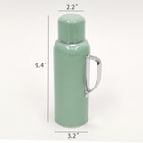 Luxury Top-of-the-line Thermos Green with Built-in Thermometer & Lid/Cup 20 Oz 22148