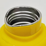 Luxury Top-of-the-line Thermos Yellow with Built-in Thermometer & Lid/Cup 20 Oz 22149