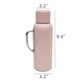 Luxury Top-of-the-line Thermos, Pink with Built-in Thermometer & Lid/Cup 20 Oz 22151