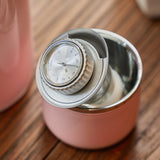 Luxury Top-of-the-line Thermos, Pink with Built-in Thermometer & Lid/Cup 20 Oz 22151