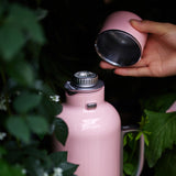 Luxury Top-of-the-line Thermos, Pink with Built-in Thermometer & Lid/Cup 20 Oz 22151