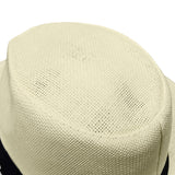 2PK Summer Beach Sun Hats Panama Hat Straw Fedora Wide Brim 6 3/4 to 7 1/8 S/M 22156-2PK