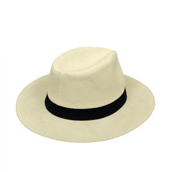 2PK Summer Beach Sun Hats Panama Hat Straw Fedora Wide Brim 6 3/4 to 7 1/8 S/M 22156-2PK
