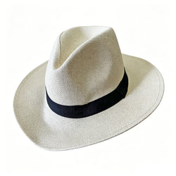 2PK Panama Cuban Straw Fedora Hat Wide Brim Beach Sun Men Women Size7Medium 22"  22157