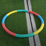 Weighted 34"D Hula Hoop Fat Burning Soft Fitness 4.6lb Fun Workout Rainbow Color 22167