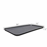 2PK 30X15" Plastic Tray Boots Shoes Planters Car Trunk Drain Pan 22168-2PK