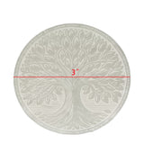 World Tree Stickers Round 3" Self Adhesive Sliver Stickers, DIY Crafts Supplies 22169