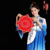 2pcs Dance Handkerchief Octagonal Chineses Shandong Yangge shoujuan hua/ Yangko Handkerchief Rotating Handkerchief Chinese New Year Spring Festival Performance Prom Prop  22174