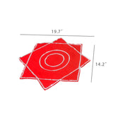 2pcs Dance Handkerchief Octagonal Chineses Shandong Yangge shoujuan hua/ Yangko Handkerchief Rotating Handkerchief Chinese New Year Spring Festival Performance Prom Prop  22174