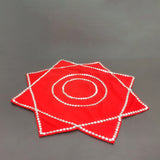 2pcs Dance Handkerchief Octagonal Chineses Shandong Yangge shoujuan hua/ Yangko Handkerchief Rotating Handkerchief Chinese New Year Spring Festival Performance Prom Prop  22174