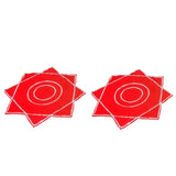 2pcs Dance Handkerchief Octagonal Chineses Shandong Yangge shoujuan hua/ Yangko Handkerchief Rotating Handkerchief Chinese New Year Spring Festival Performance Prom Prop  22174
