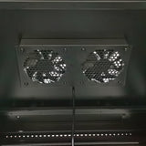 48U Server Cabinet Top Vented Rack 86.5x23.5x24.5" 2 Shelves AV Secure Storage 22176