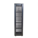 48U Server Cabinet Top Vented Rack 86.5x23.5x24.5" 2 Shelves AV Secure Storage 22176