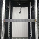 48U Server Cabinet Top Vented Rack 86.5x23.5x24.5" 2 Shelves AV Secure Storage 22176
