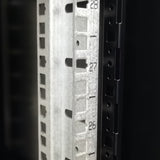 48U Server Cabinet Top Vented Rack 86.5x23.5x24.5" 2 Shelves AV Secure Storage 22176