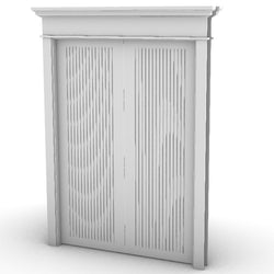 FixtureDisplays® Custom Solid Wood Doors 22191 22191