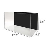 17.7 X 9.4 X 9.6" 7 Gallon Premium Clear Acrylic Fish Tank 22193