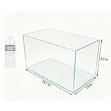4.5 Gallon Ultra Clear Glass Aquarium,16 X 7.8 X 8.3¡±, Rimless Fish Tank 6MM 22201-5