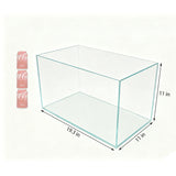 19.3 X 11 X 11¡± Ultra Clear Glass Aquarium 10 Gallon Rimless Fish Tank 6MM Glass 22203-10