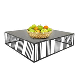 FixtureDisplays? 12X12X3.3 Multi-Purpose Metal Display Riser for Food & Home 22204
