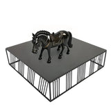 FixtureDisplays? 12X12X3.3 Multi-Purpose Metal Display Riser for Food & Home 22204