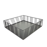 FixtureDisplays? 12X12X3.3 Multi-Purpose Metal Display Riser for Food & Home 22204