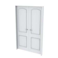 FixtureDisplays? 60 x 96 Inward-Opening Double door Premium MDF 22207-D8 22207-D8