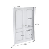 FixtureDisplays? 72 x 96 Premium MDF Interior Door 22207-D1 22207-D9-D10