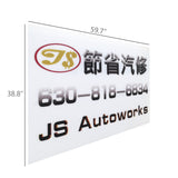 59.7X38.8"Acrylic Waterproof Plastic Signs for Outdoors Use Accept custom orders 22211 LOGO SIGN