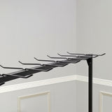 2-Sided Belt Display Rack, 32 Hooks Metal Retail Stand, Scarf Necktie Purse 22220