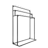 FixtureDisplays? 43W x 59H x 15.7D Belt Display Rack White 22221 22221