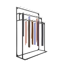 FixtureDisplays? 43W x 59H x 15.7D Belt Display Rack White 22221 22221